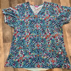 Vera Bradley Multicolor Floral Patterned Fabric